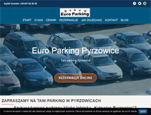 Tablet Screenshot of europarking.pl